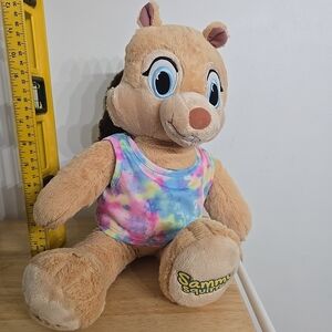 Plush Toy with Tie-Dye Shirt